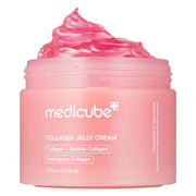 Medicube Collagen Jelly Cream Freeze-Dried Hydrolyzed Collagen Boosts Skin's Barrier Hydration and Gives 24h Glow Facial Cream