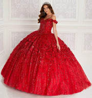 Off-Shoulder Sequin Quinceanera Dress