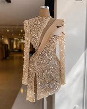 Elegant Sequin Short Birthday Dress - Envious Designs