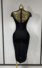 Leah Sexy Mesh Sheer Bodycon Bandage Dress