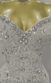 Toni Luxury Sparkle Diamond Tassel Halter Cocktail Dress