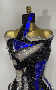 Janelle Sparkly Rhinestone Sequin Bodycon Bodysuit