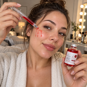 Lifting and Firming Facial Mask vial and syringe on 
