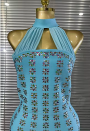 Envious Designs Rhaena sexy off-the-shoulder bodycon long bandage dress for birthday and evening party styling