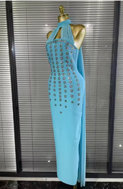 Envious Designs Rhaena sexy off-the-shoulder bodycon long bandage dress for birthday and evening party styling