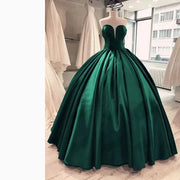 Deep Sweetheart Quinceañera Dress