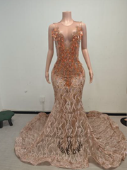 Estelle Sweetheart Beaded Mermaid Prom Gown- Ready to Ship