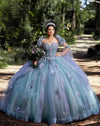 Sparkly Blue Purple Princess Quinceañera Dress