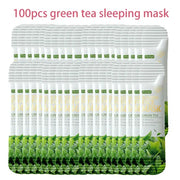 100 pcs LAIKOU Moisturizing Sleeping Mask Sakura Snail Seaweed Centella Face Mask Tendering & Nourishing Oil-control Skin Care