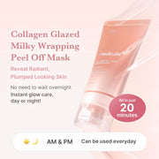 Skincare Medicube Collagen Glow Milk-Tone Cream Radiant Day Wrap Mask | Instant Glow Quick-Peel Mask
