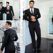 Beading Single Breasted Men's Formal Suits