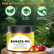 Raw Batana Oil by Dr. Sebi Organic Raw Honduras Oil for Hair Growth100% Pure & Natural for Thicker, Stronger Hair