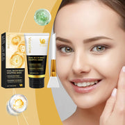 Viareline Turmeric Sleeping Mask Gentle Hydrating & Exfoliating Facial Mask Overnight Moisturize Smoothing for Daily Skin Care