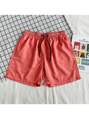 Pure Color Beach Loose Men's Short Pants