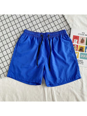 Pure Color Beach Loose Men's Short Pants