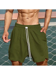 Men's Sports-Casual Pure Color Shorts