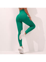 Seamless Solid Color High Rise Yoga Pants