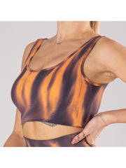 Tie Dye High Rise Slim Yoga Three Sets