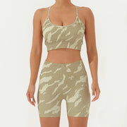 Camouflage High Rise Slim Yoga Sets