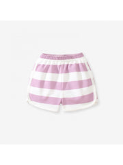 Striped Letter Pattern Sporty Girl Clothing Sets
