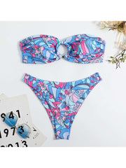 Colorblock Low Rise Fitted Bikinis