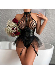 See Through High Rise Bodycon Sexual Bodysuit