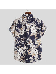 Floral Ditsy Floral Printing Retro Shirts