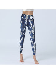 Camouflage Graffiti High Rise Slim Sporty Leggings