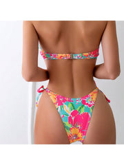 Colorblock Low Rise Fitted Bikinis