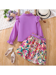 Flower Patchwork Leisure Girl Dresses