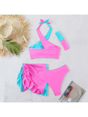 Colorblock Low Rise Fitted Bikinis