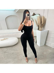 Halter Neck Sleeveless Backless Jumpsuit