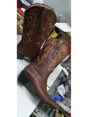 Cusp Chunky Heel Middle Barrel Western Boots