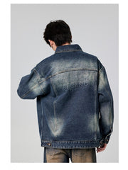 Denim Single Breasted Men's Jackets