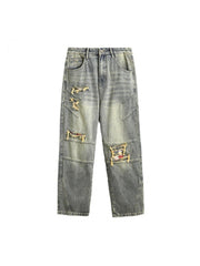 Ripped Mid-rise Men's Jeans