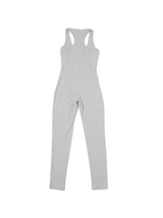 Lacework U Neck Backless Fitted Jumpsuits