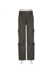 Patchwork Baggy Cargo Pants