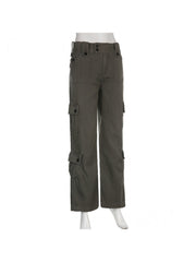 Patchwork Baggy Cargo Pants