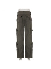 Patchwork Baggy Cargo Pants