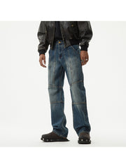 Washed Loose Trendy Men's Jeans