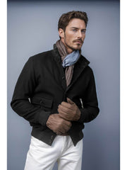 Casual Stand Collar Single Breasted Long Sleeve Men Jackets