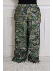 Camouflage Multi Pocket Cargo Pants