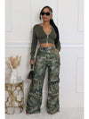 Camouflage Multi Pocket Cargo Pants