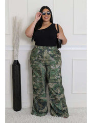 Camouflage Multi Pocket Cargo Pants