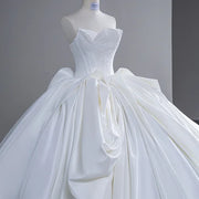 New Strapless Princess Wedding Dress