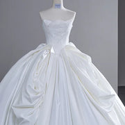 New Strapless Princess Wedding Dress