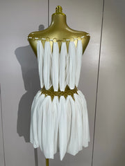 Lauryn sexy mesh hollow out backless mini dress for birthday and nightclub party styling