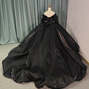 Charming Black Lace Up Quinceañera Dress