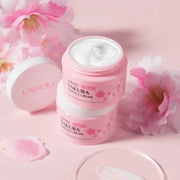 Japan Sakura Face Cream Brightening Shrink Pores Cosmetics Moisturizing Cherry Blossom Facial Lotion and Serum