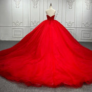 Exquisite Red Quinceañera Dress